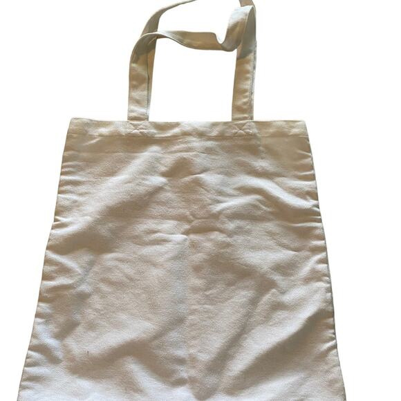 Love is Love Rainbow Tote Bag White 15” Pride Canvas - Picture 6 of 8